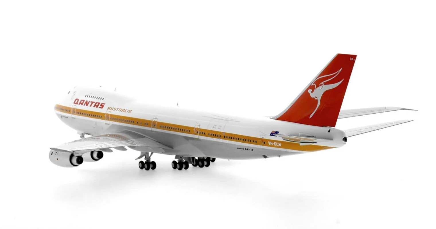 Gemini Jets 1/200 Qantas Airways B747-200B(M) VH-ECB City of Swan Hill 1980s Livery [G2QFA554] - Image 4