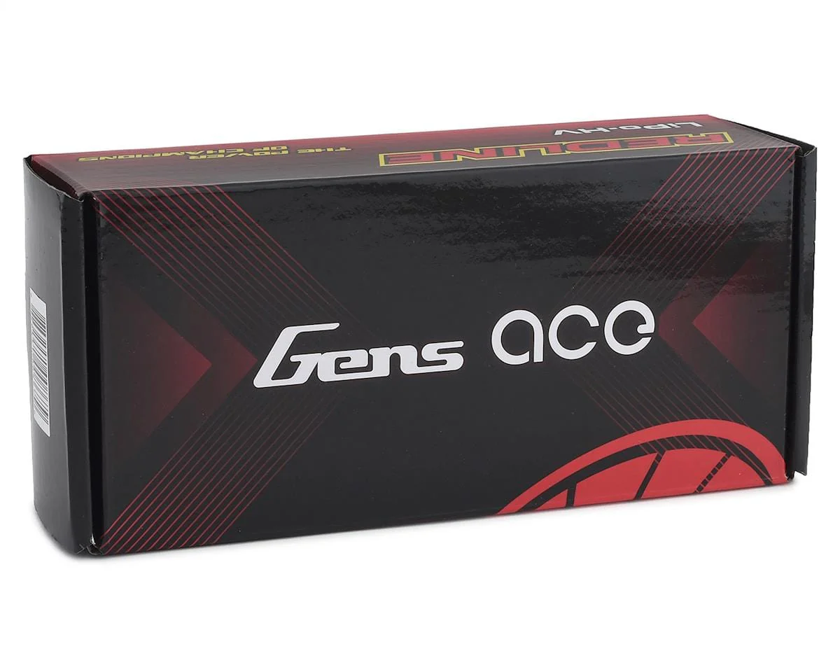 Gens Ace 2S Redline 5100mAh 7.6V 130C Shorty Hardcase HV LiPo Battery (5.0mm Bullet) - Image 3