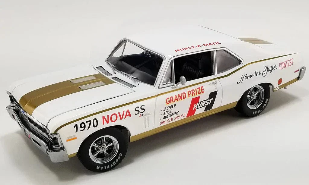 GMP 1/18 1970 Chevrolet Nova SS 54th International 500 Mile Sweepstakes Diecast Model