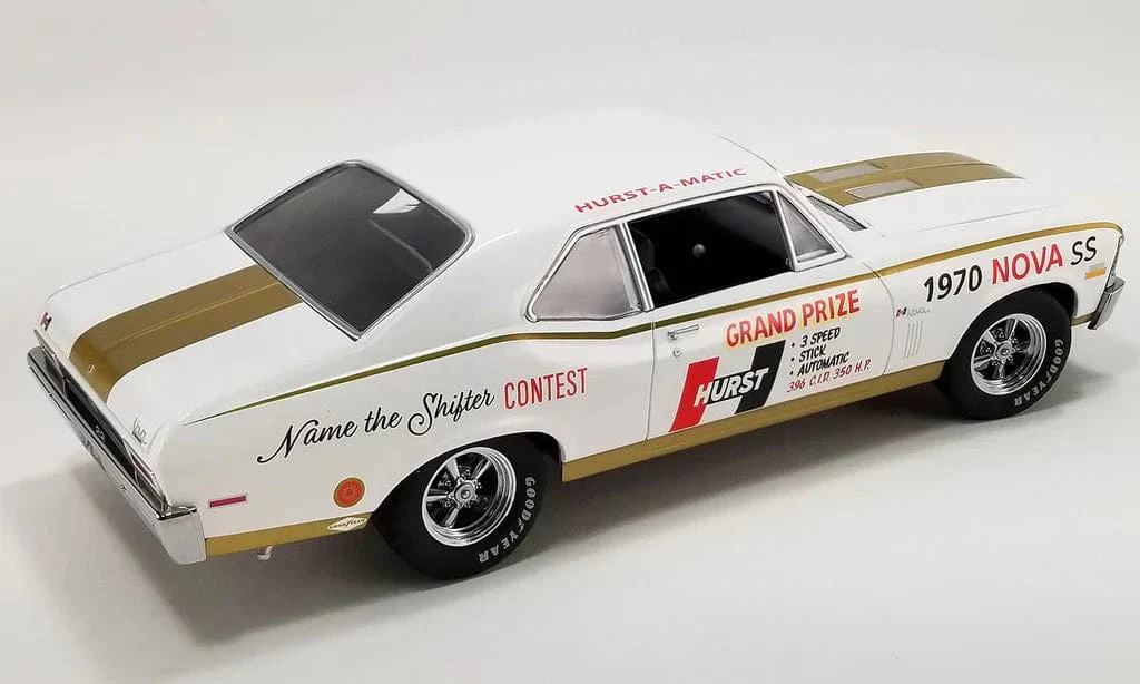 GMP 1/18 1970 Chevrolet Nova SS 54th International 500 Mile Sweepstakes Diecast Model - Image 3
