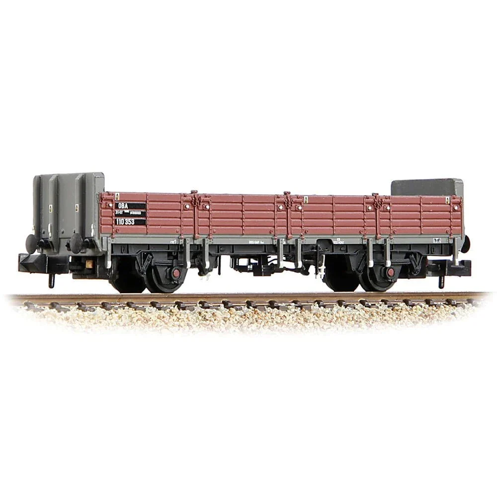 Graham Farish 373-625E N Scale BR OBA Open Wagon Low Ends EWS (Unbranded)**