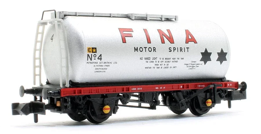 Graham Farish 373-784 N BR 45T TTA Tank Wagon 'Fina' Silver**
