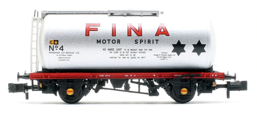Graham Farish 373-784 N BR 45T TTA Tank Wagon 'Fina' Silver** - Image 2