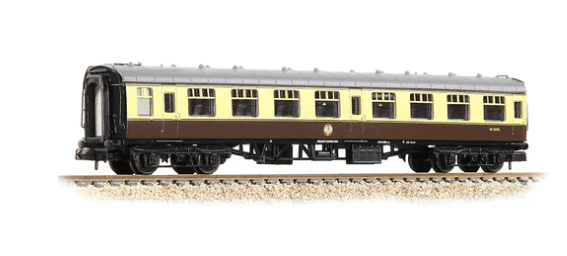 Graham Farish 374-064E N Scale BR Mk1 SK Second Corridor BR (WR) Chocolate & Cream**