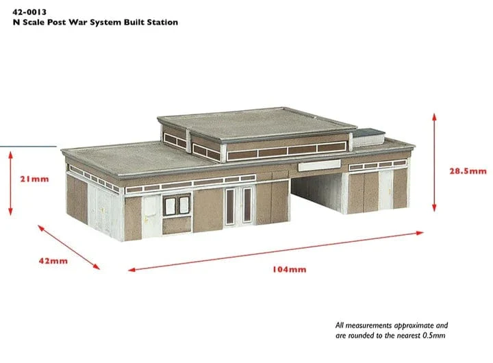 Graham Farish 42-0013 N Scenecraft Post War System-Built Station - Image 5