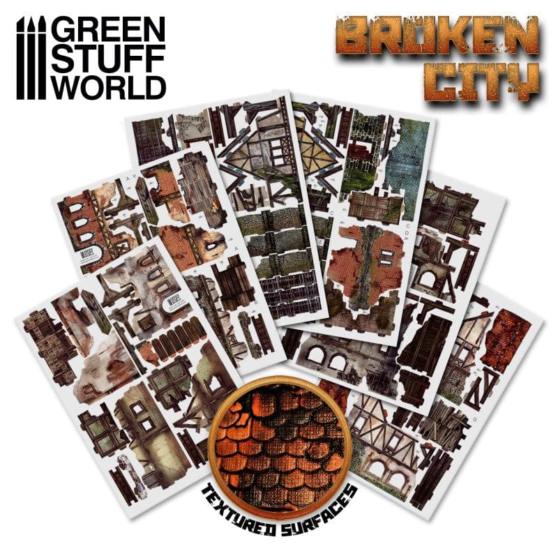 Green Stuff World 1/48 Broken City Terrain Set - Image 3