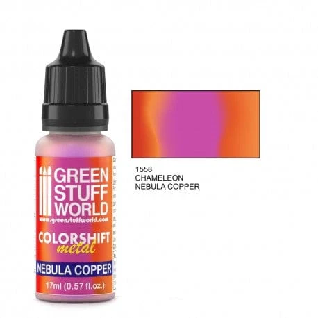 Green Stuff World 1558 Chameleon Nebula Copper Acrylic 17ml