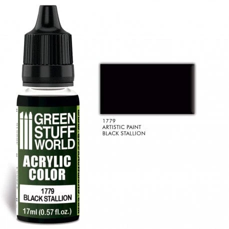 Green Stuff World 1779 Black Stallion Acrylic 17ml