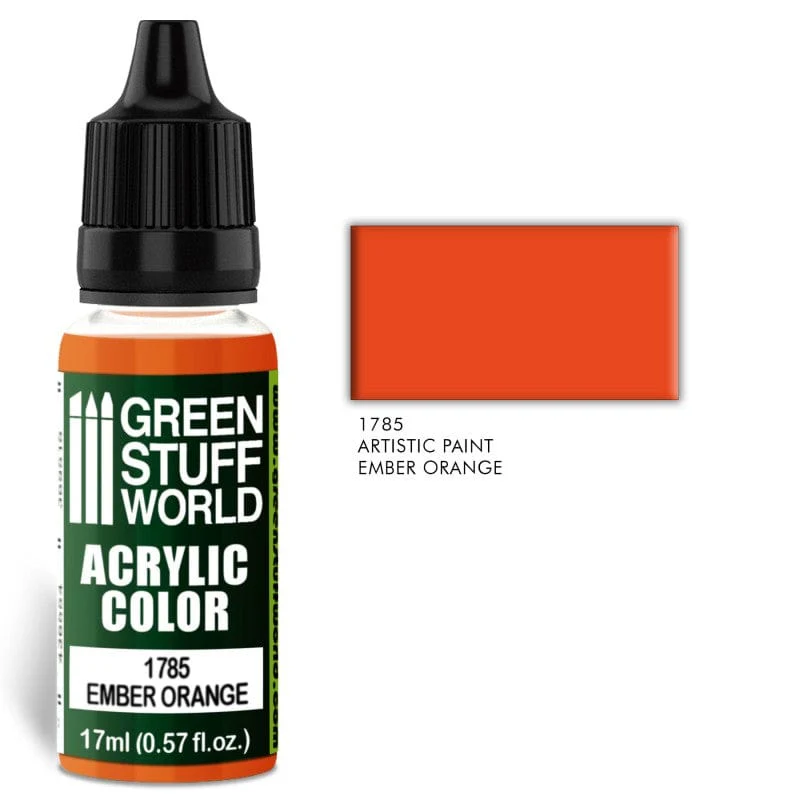 Green Stuff World 1785 Ember Orange Acrylic 17ml