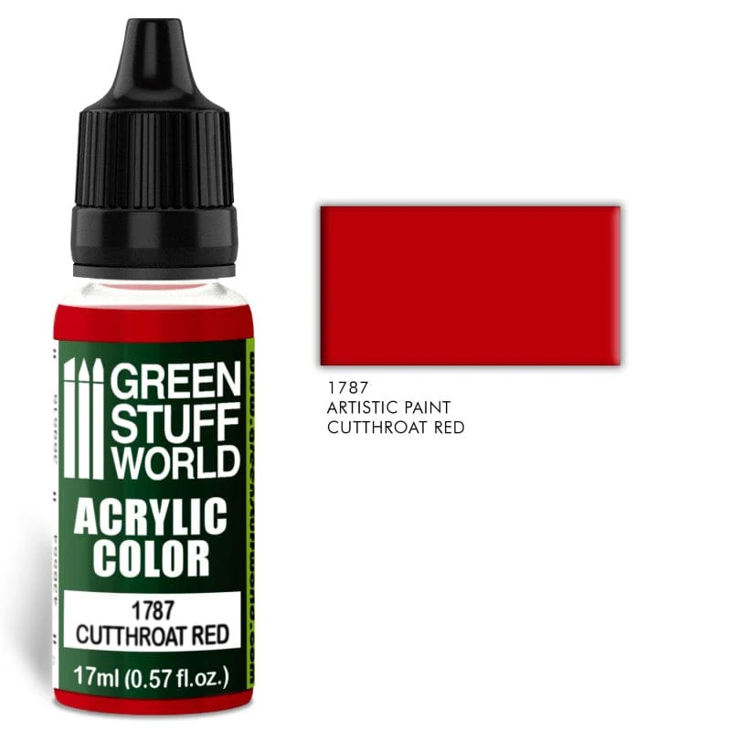 Green Stuff World 1787 Cutthroat Red Acrylic 17ml