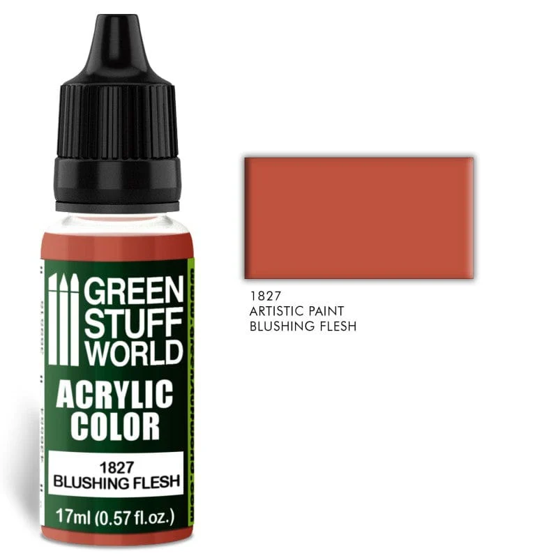 Green Stuff World 1827 Blushing Flesh Acrylic 17ml