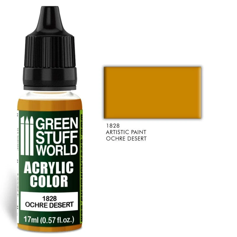 Green Stuff World 1828 Ochre Desert Acrylic 17ml