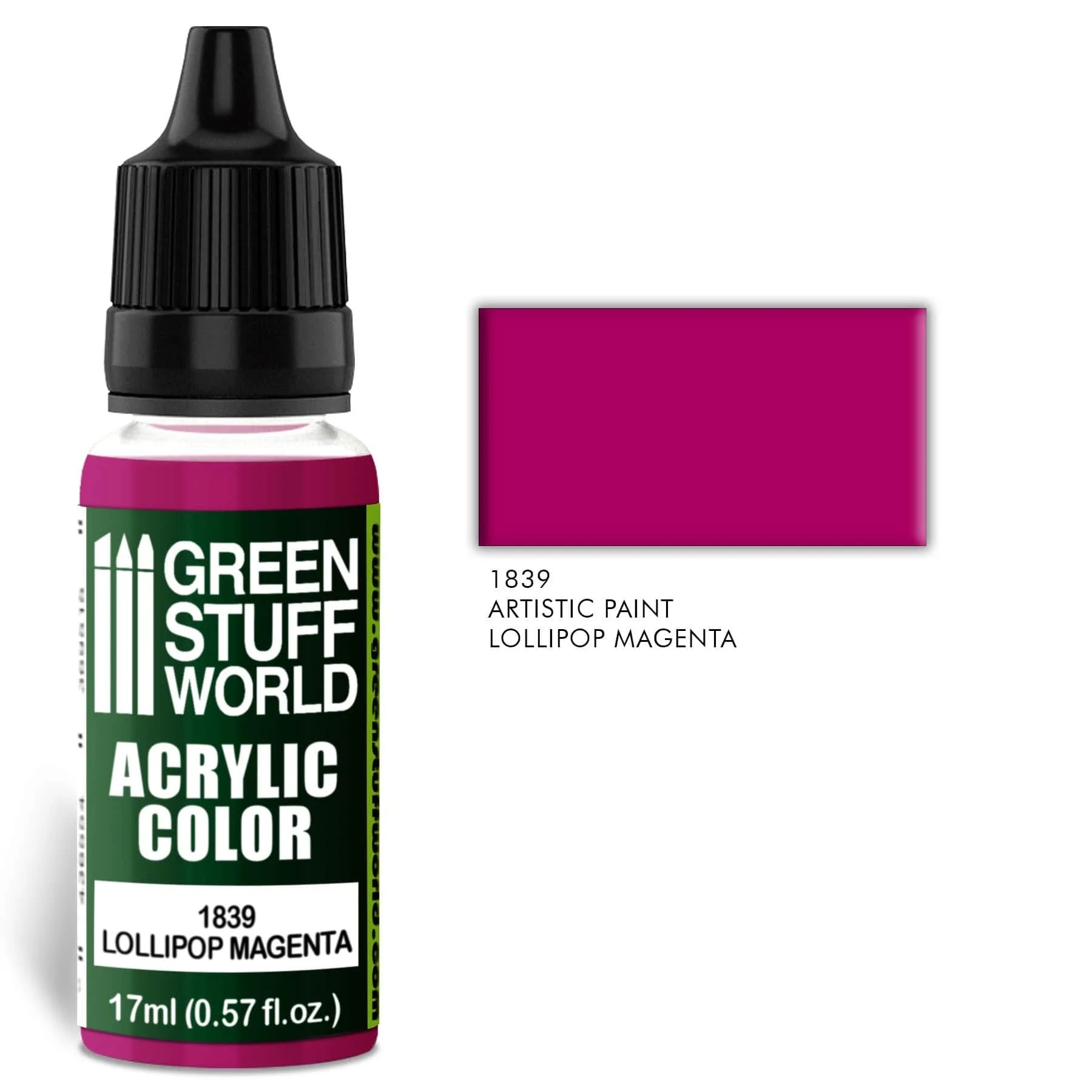 Green Stuff World 1839 Lollipop Magenta Acrylic 17ml