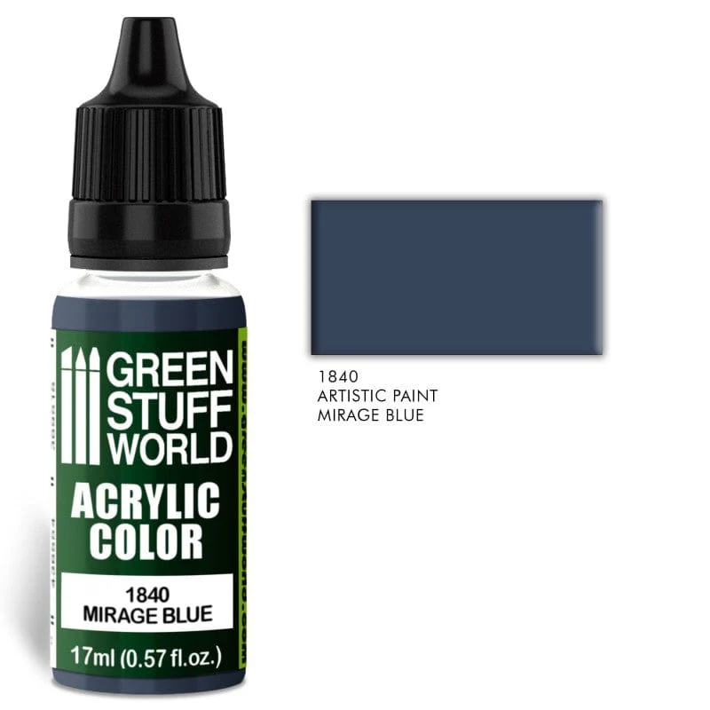 Green Stuff World 1840 Mirage Blue Acrylic 17ml