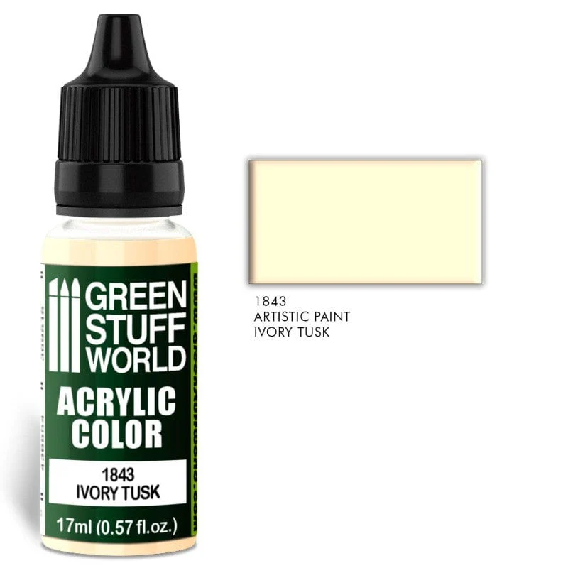 Green Stuff World 1843 Ivory Tusk Acrylic 17ml