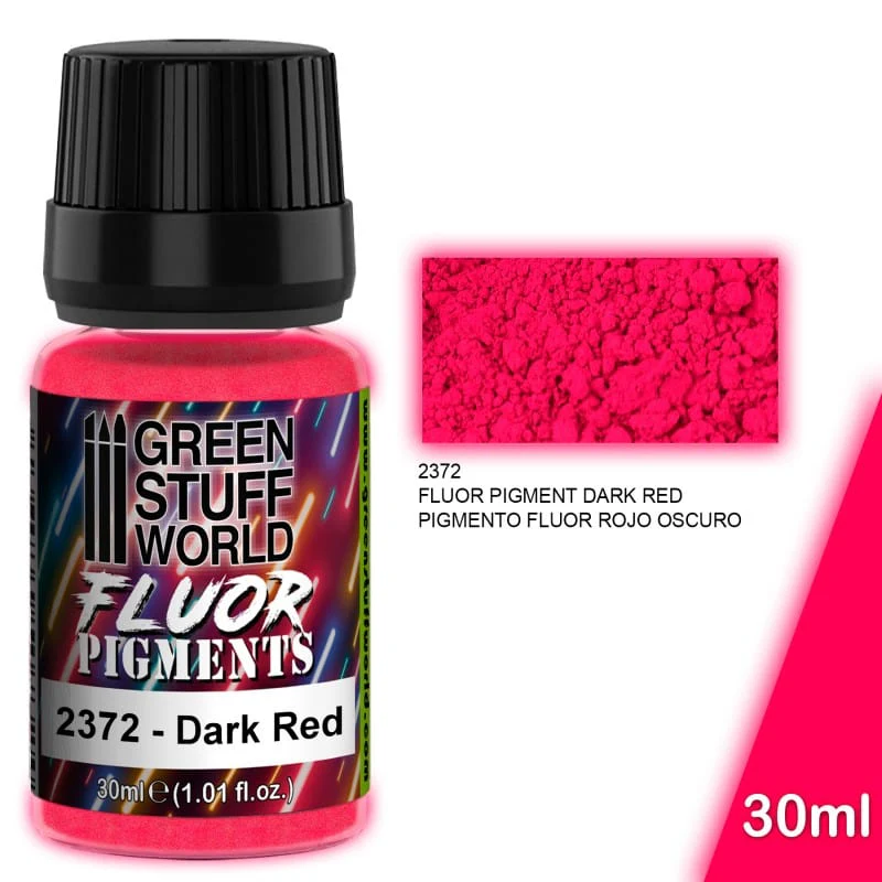 Green Stuff World 2372 Fluoro Pigments Dark Red 30ml