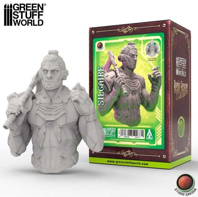 Green Stuff World 3D Printed - Bust - Studio Gakoda - Silgaire**