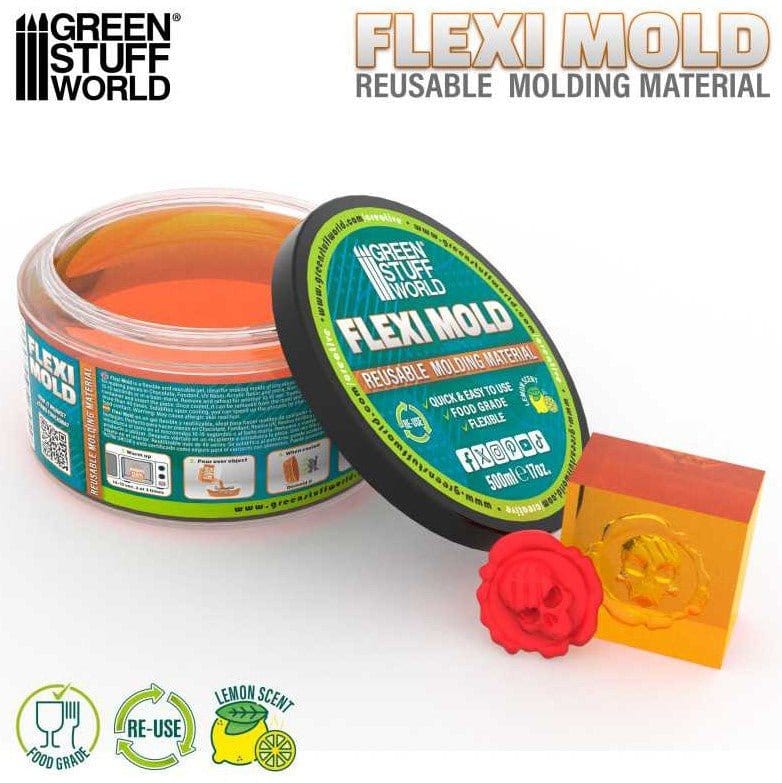 Green Stuff World 5434 Fleximold Soft - Reusable Molding Material 500ml