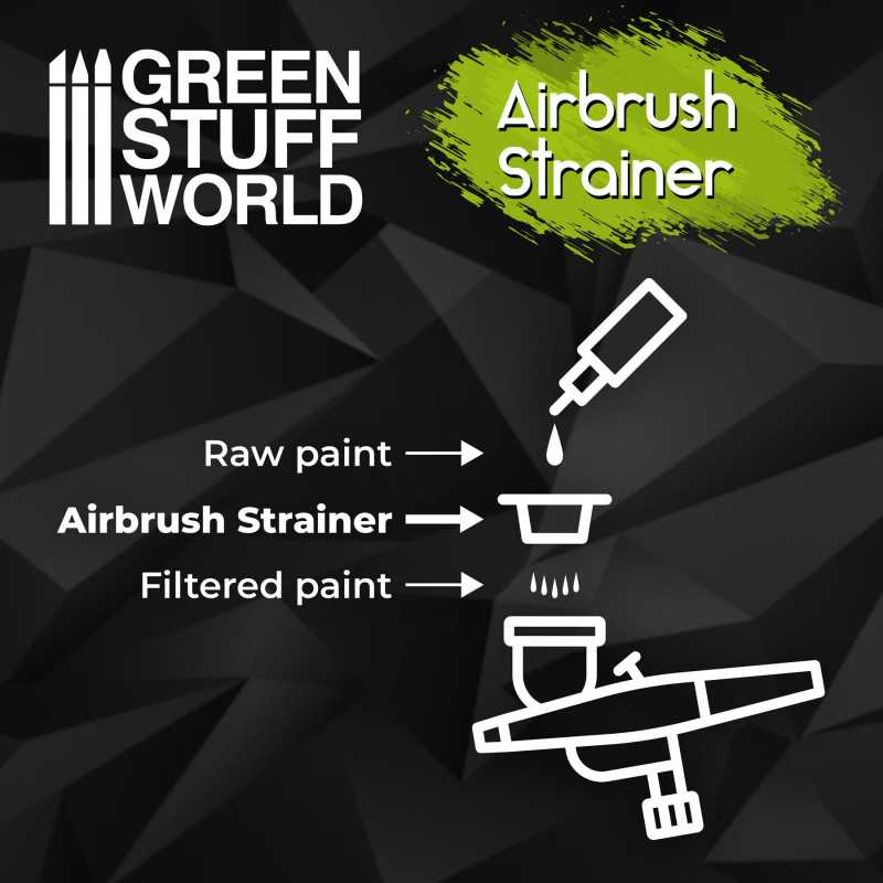 Green Stuff World Airbrush Cup Strainers (2pcs) - Image 3