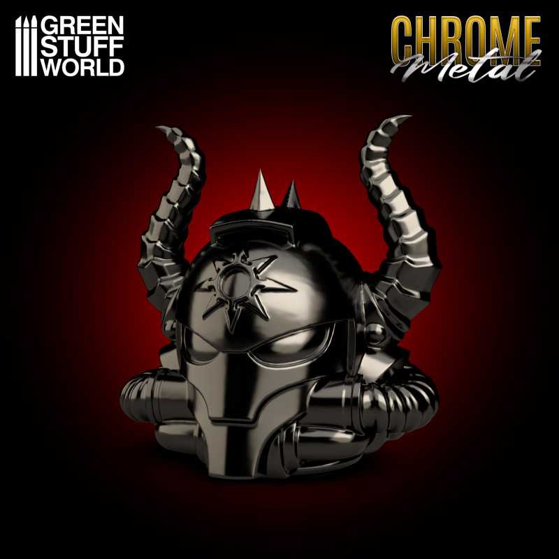 Green Stuff World Black Chrome Paint 17ml - Airbrush Ready - Image 2