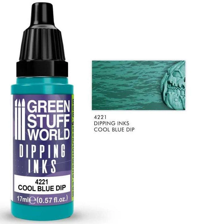 Green Stuff World Dipping ink 17 ml - COOL BLUE DIP