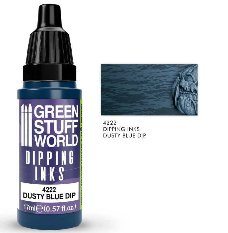 Green Stuff World Dipping ink 17 ml - DUSTY BLUE DIP