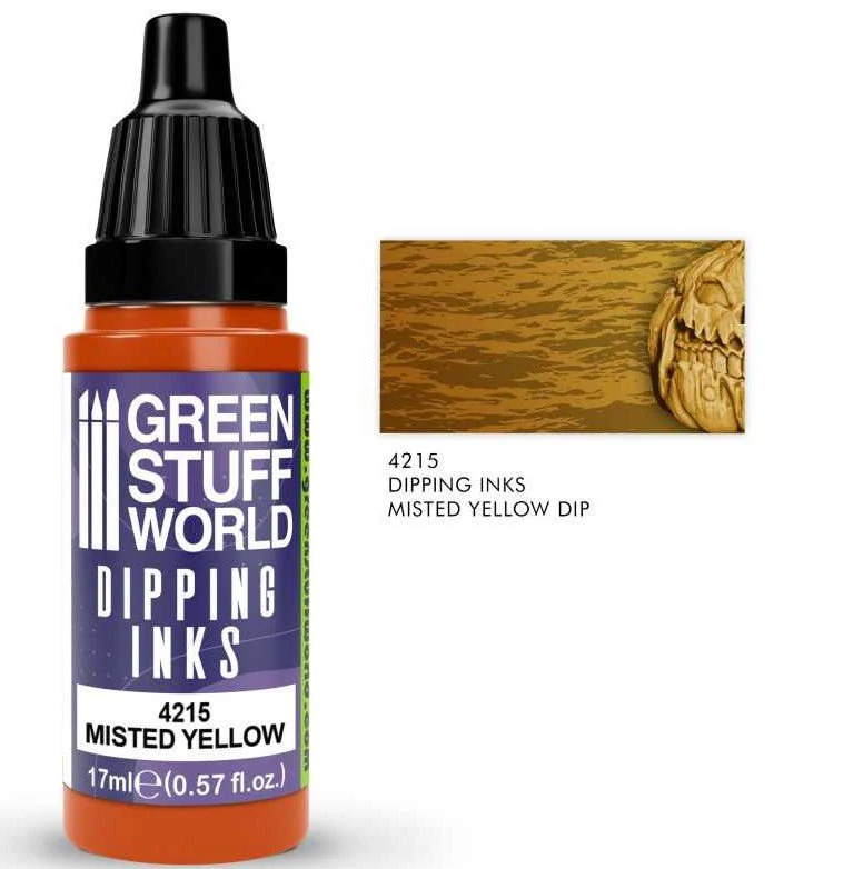 Green Stuff World Dipping ink 17 ml - MISTED YELLOW DIP