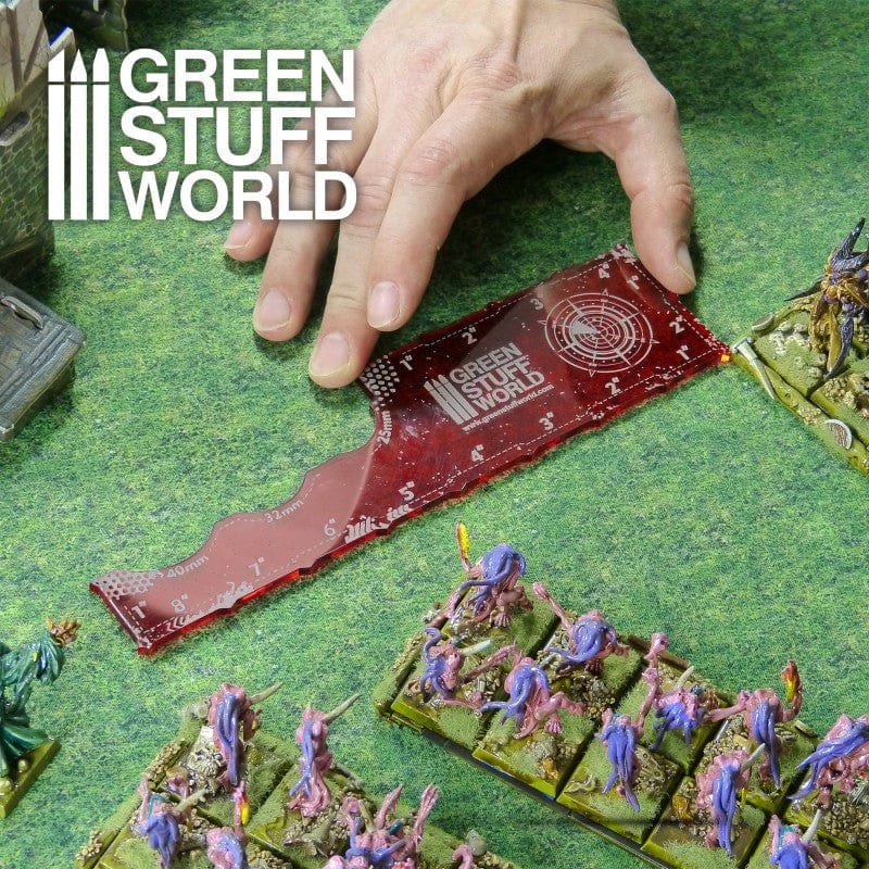 Green Stuff World Gaming Measuring Tool - Red - Image 2