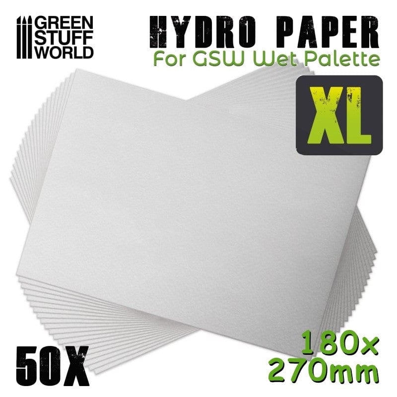Green Stuff World Hydro Paper sheet XL - 180x270mm - Pack x50