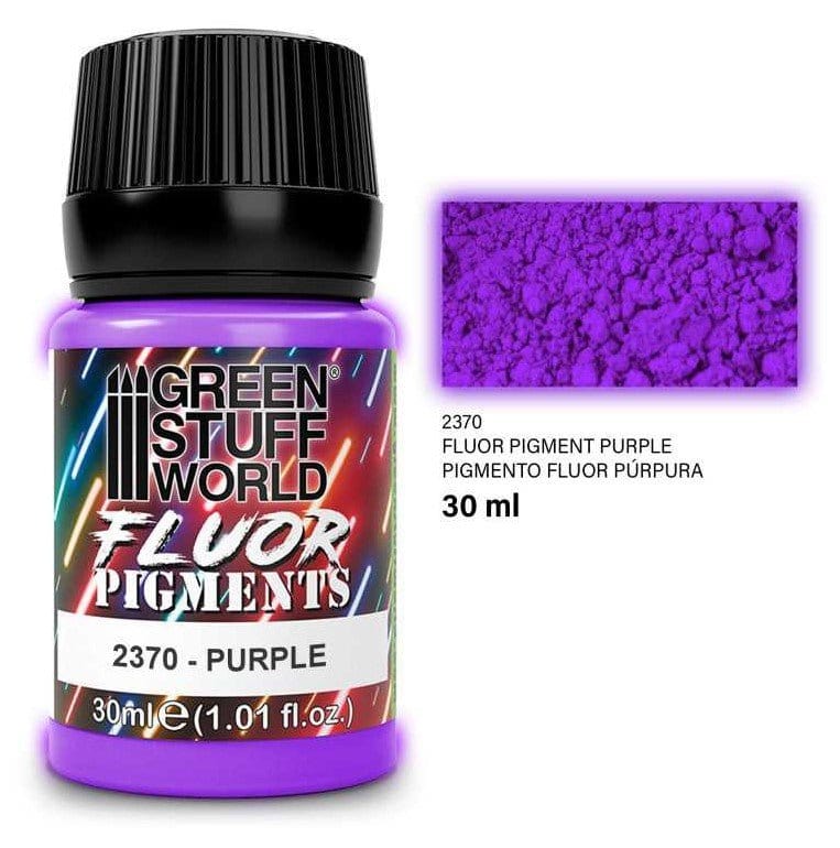 Green Stuff World Paint Pot - FLUOR PURPLE pigments 30ml