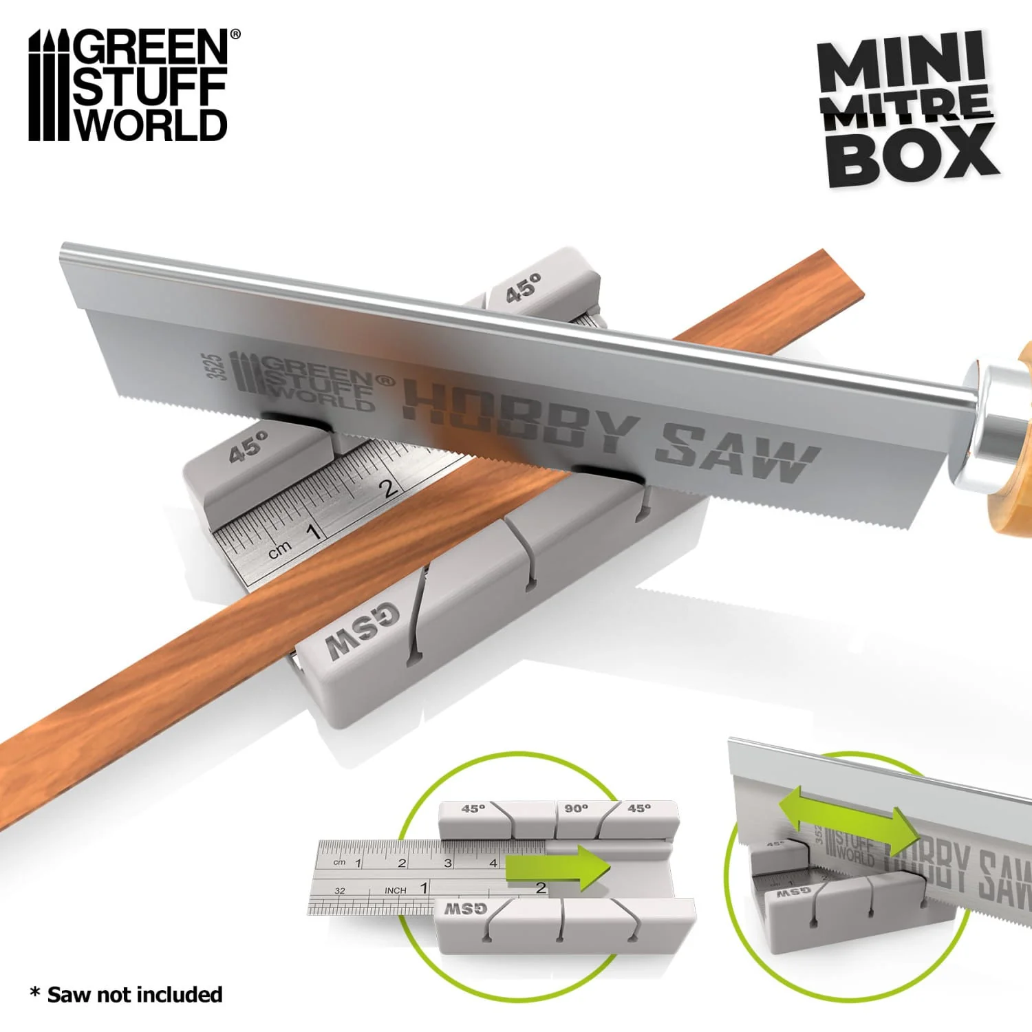 Green Stuff World Resin Mini Mitre Box - Image 2