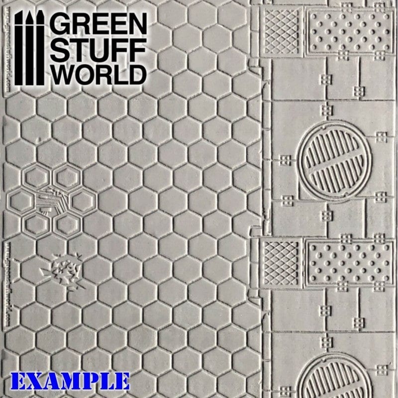 Green Stuff World Rolling Pin Hexagons - Image 2