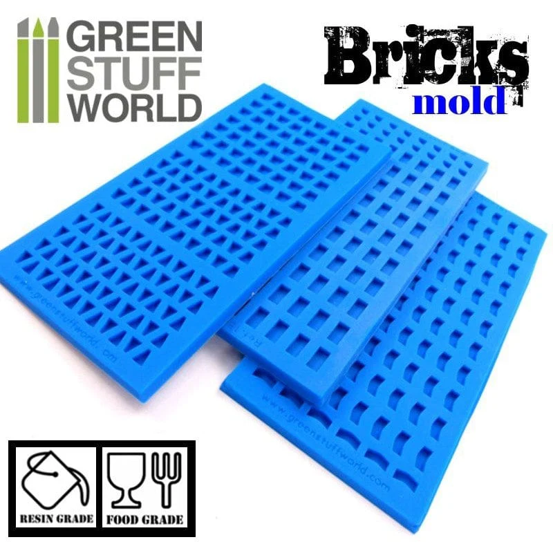 Green Stuff World Silicone Molds - Bricks