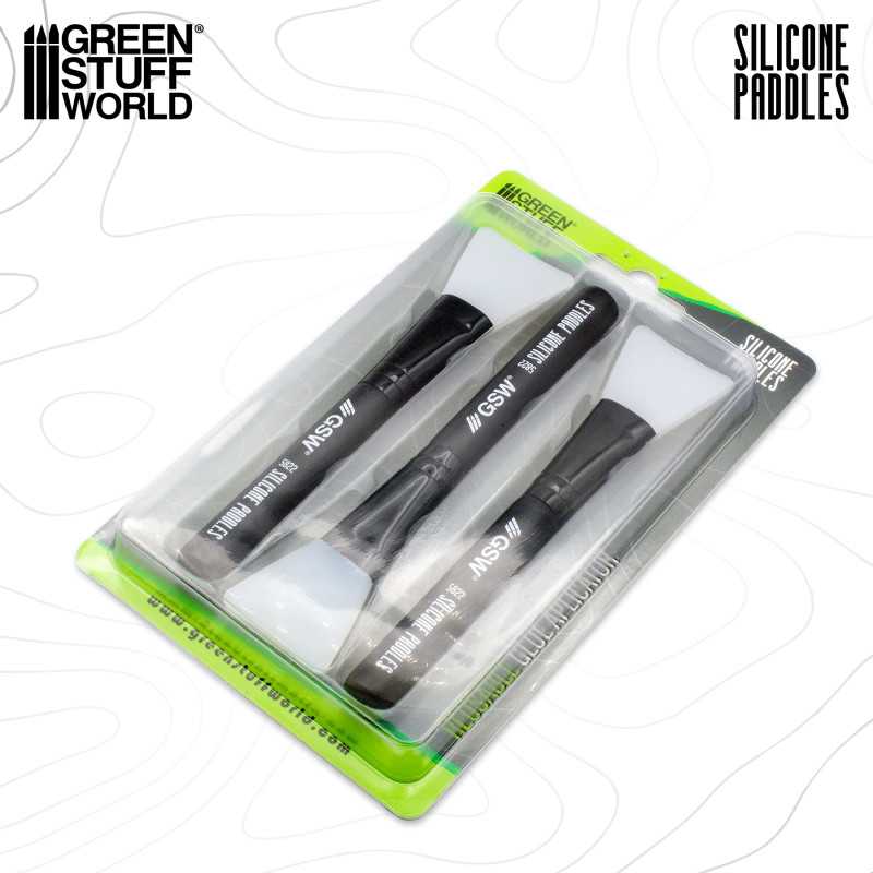 Green Stuff World Silicone Paddle Applicators (3pcs) - Image 2