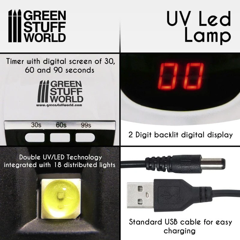 Green Stuff World Ultraviolet LED Lamp (USB Powered) - Image 3