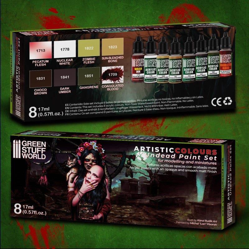 Green Stuff World Undead Paint Set - Image 3