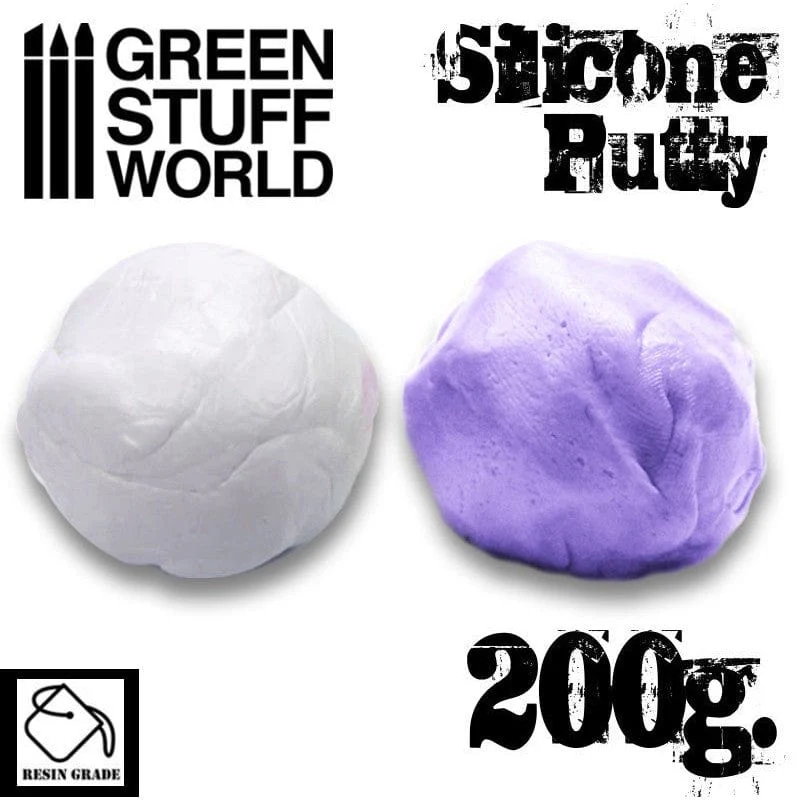 Green Stuff World Violet Silicone 2-Part Putty 200g - Image 2