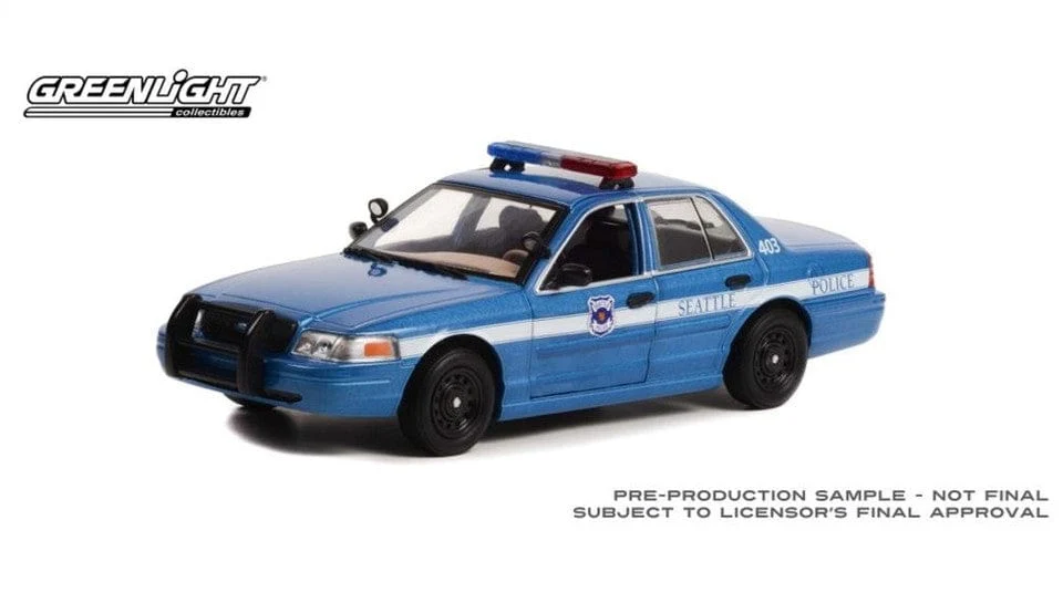 Greenlight 1/24 2001 Ford Crown Victoria Police Interceptor Seattle Police