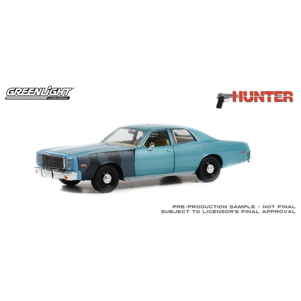 Greenlight 1/24 Hunter (TV Series) Sergeant Rick Hunter's 1977 Plymouth Fury