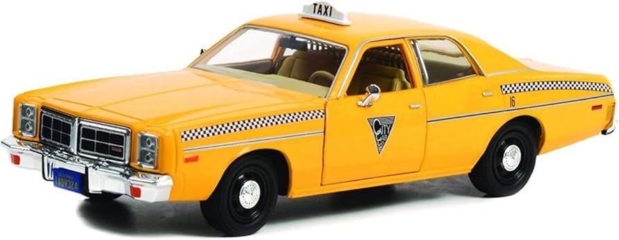 Greenlight 1/24 Rocky III (1982) 1978 Dodge Monaco - City Cab Co. Movie - Image 2