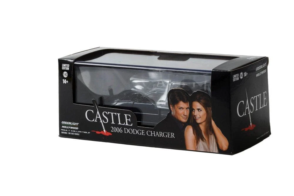 Greenlight 1/43 Castle 2006 Dodge Charger Detective Kate Beckett's - Midnight Blue - Image 2