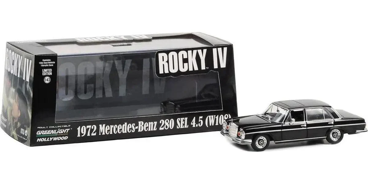 Greenlight 1/43 Rocky IV (1985) 1972 Mercedes Benz 280 SEL 4.5 Movie