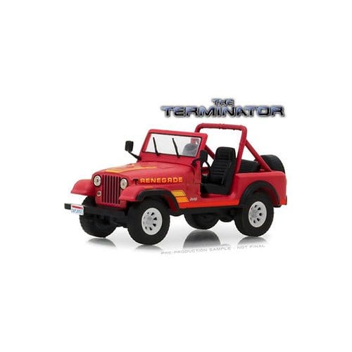 Greenlight 1/43 The Terminator (1984) Sarah Connor's 1983 Jeep CJ-7 Renegade (Movie)