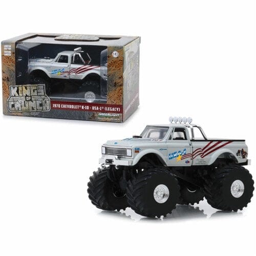 Greenlight 1/43 USA 1 1970 Chevrolet K-10 Kings of Crunch Monster Truck - Image 2