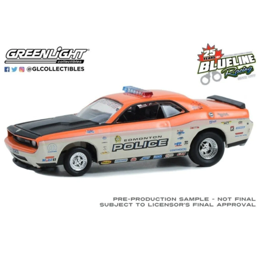 Greenlight 1/64 2008 Dodge Challenger R/T - Edmonton Police Diecast Model