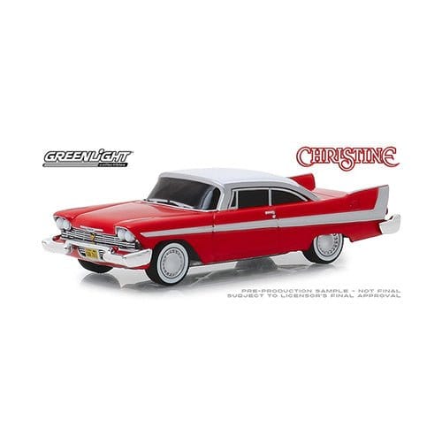 Greenlight 1/64 Christine (1983) - 1958 Plymouth Fury (Evil Version with Blacked Out Windows)