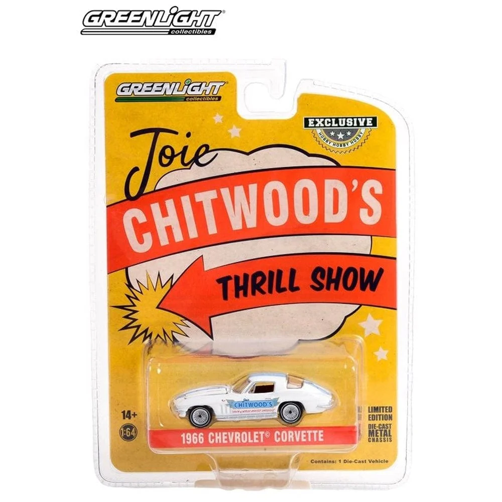 Greenlight 1/64 Joie Chitwood's Legions of Worlds Greatest Daredevils 1965 Chev Corvette