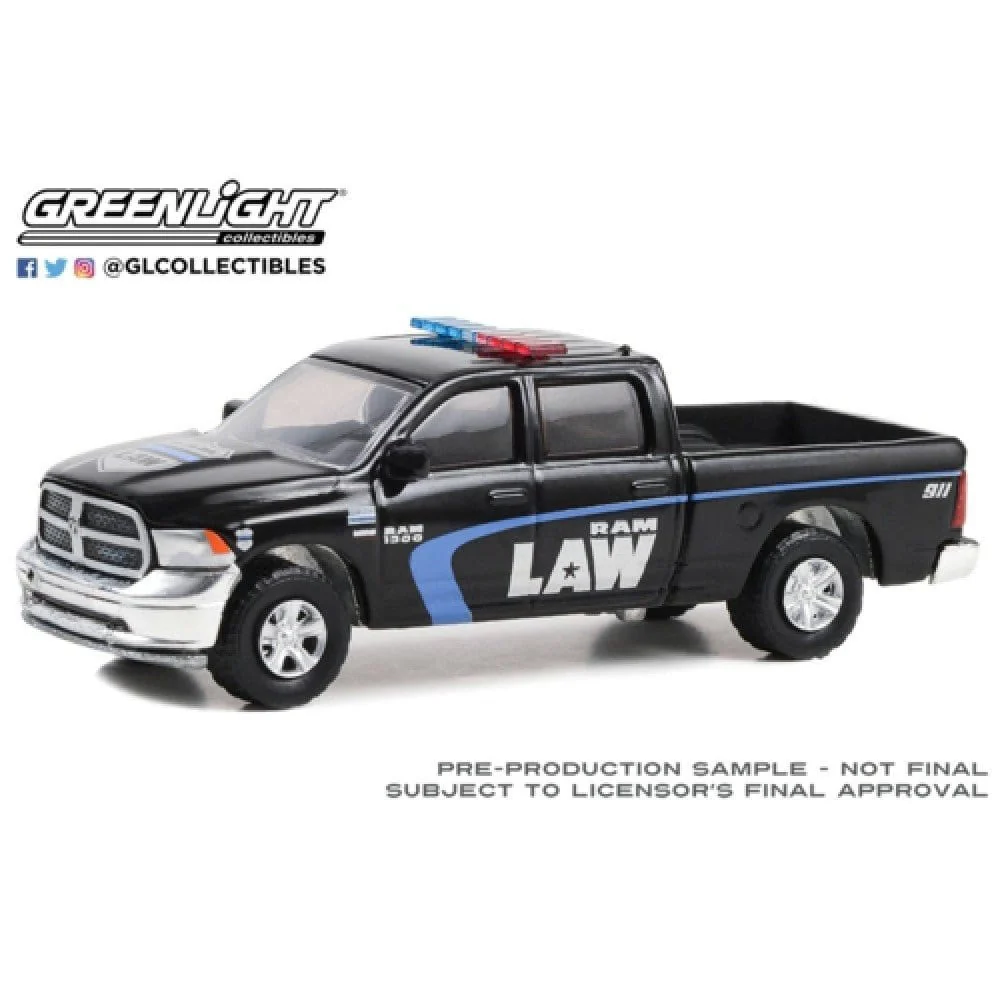Greenlight 1/64 Ram Law 2022 Ram 1500 Classic Special Service Diecast Model