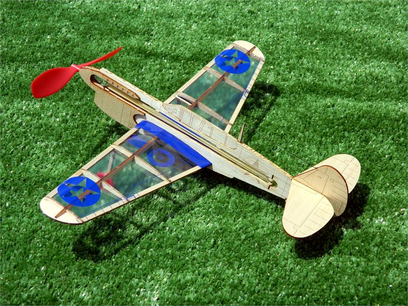Guillows U.S. Warhawk Build-n-Fly - Image 2