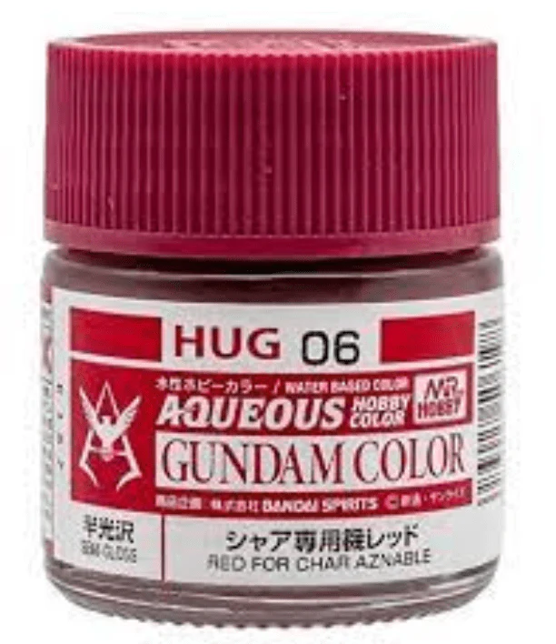 Gunze HUG06 Aqueous Gundam Red Char Aznable